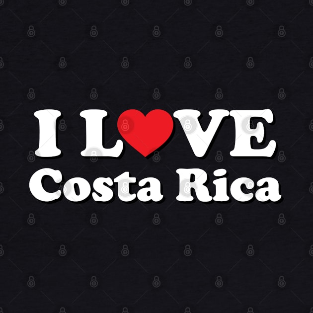 I Love Costa Rica by Ericokore